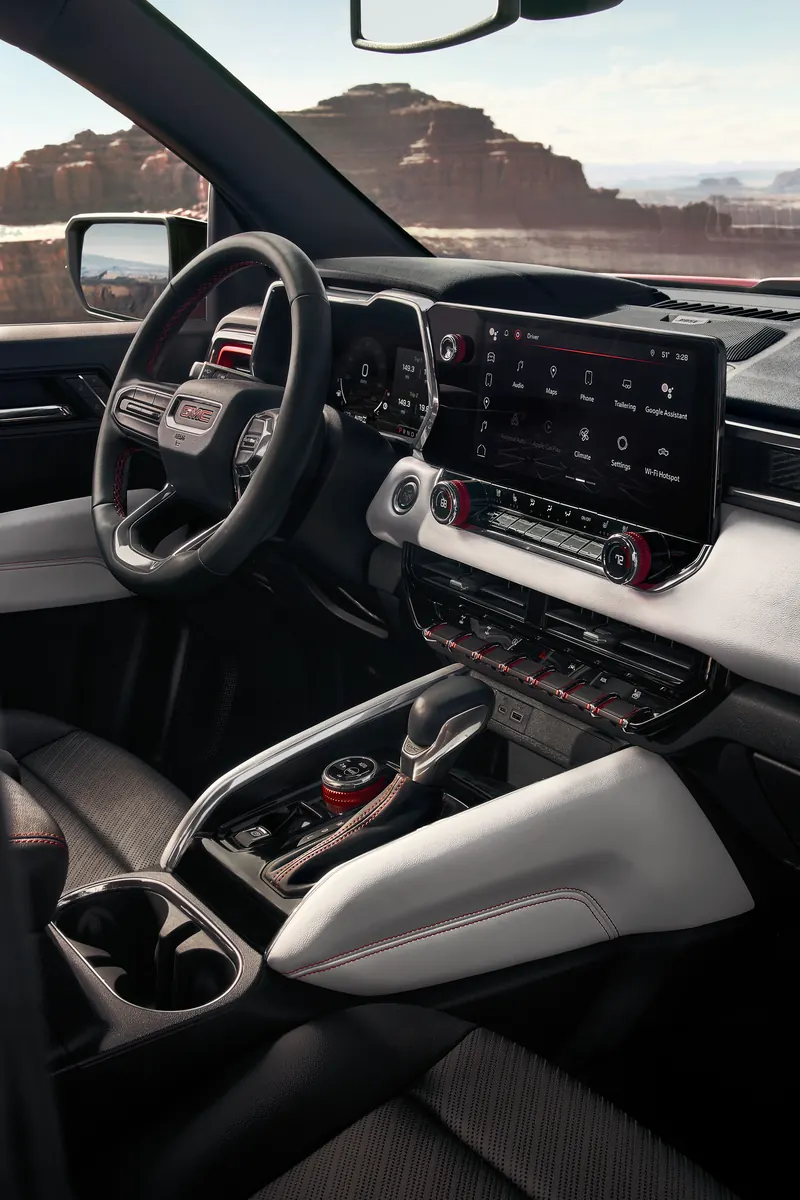 2026 GMC Canyon infotainment system at Mike Anderson Chevrolet GMC Truck Inc in Logansport IN